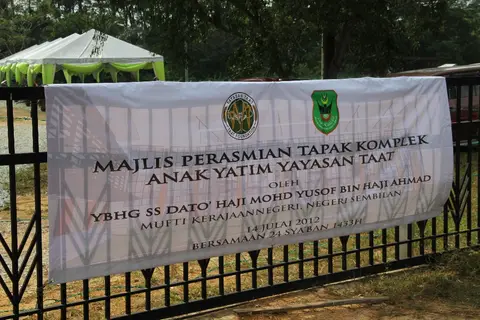 Majlis Perasmian Tapak Kompleks Yayasan TAAT, Labu, Negeri Sembilan