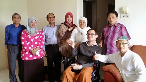 Ziarah Dan Penyampaian Sumbangan Kepada Fadzli Fadhilah, Pesakit ALS